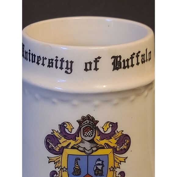 Delta Sigma Pi University of Buffalo New York Vintage Ceramic Tankard Stein VERN - Picture 4 of 9